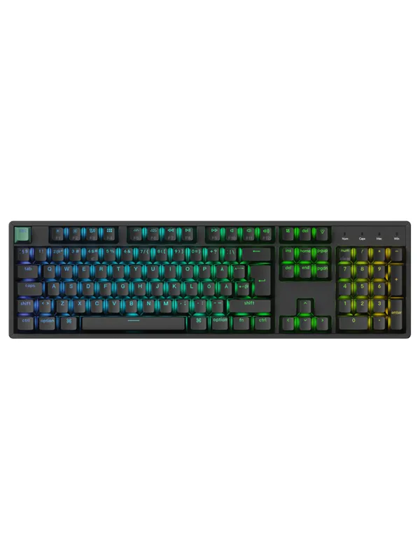 Keychron K10 HE Wireless Tri-Mode - Gamingtastatur - Nordisk - Svart