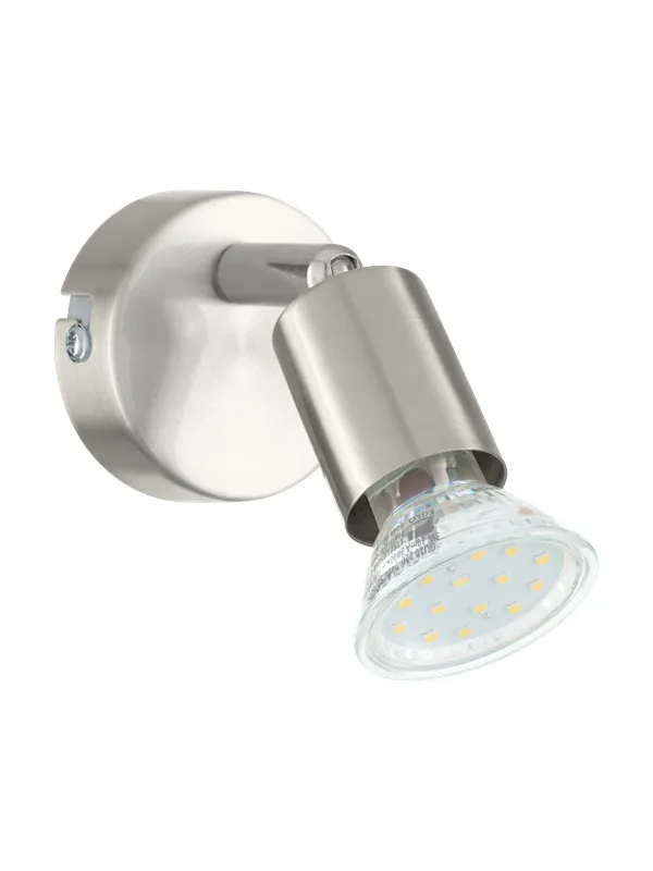 EGLO LED-lyspære BUZZ-LED spot brushed steel GU10