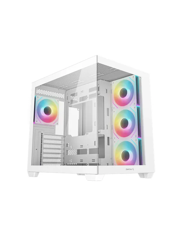 DeepCool CG530 4F - White - Kabinett - Desktop - Hvit