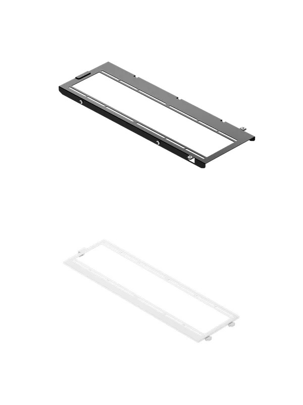 Havn HS 420 Fan Brackets for 360mm Radiator - White