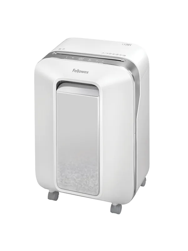 Fellowes POWERSHRED LX201 WHITE SHREDDER (MICRO CUT)