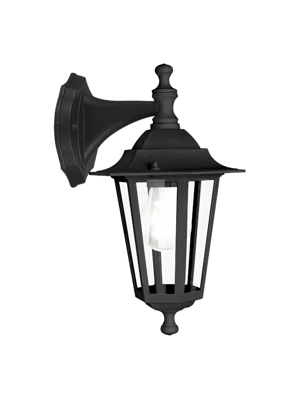 EGLO LATERNA 4 outdoor wall lamp black