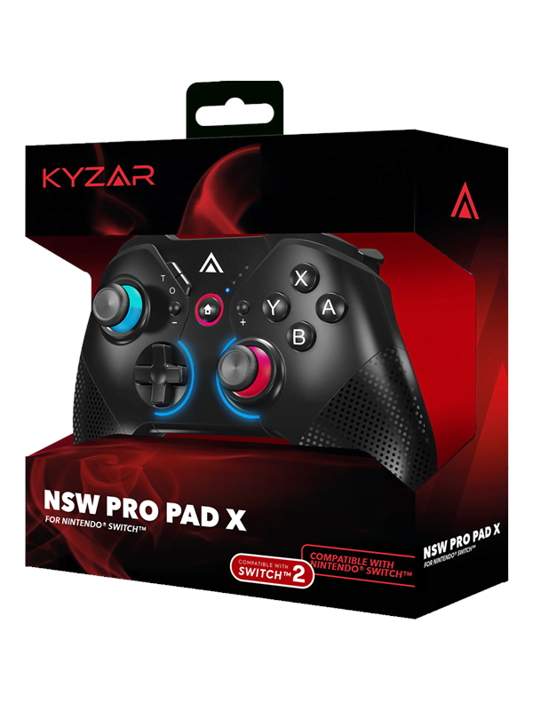 Kyzar Switch Pro - Black - Wireless Controller - Nintendo Switch 2