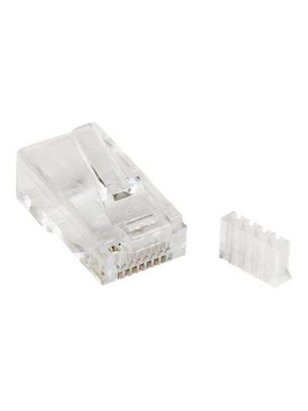 StarTech.com Cat 6 RJ45 Modular Plug for Solid Wire - transparent - Transparent