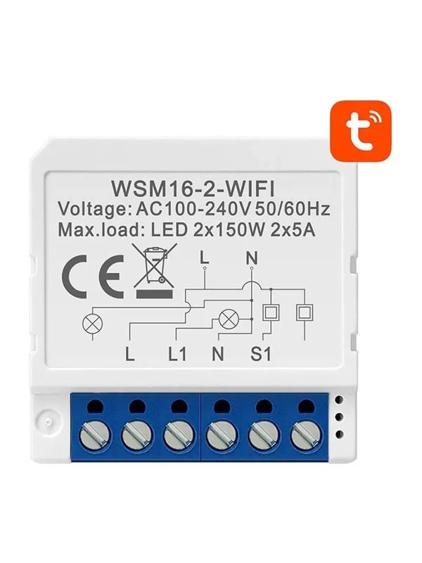 Avatto Smart Switch Module WiFi WSM16-W2 TUYA