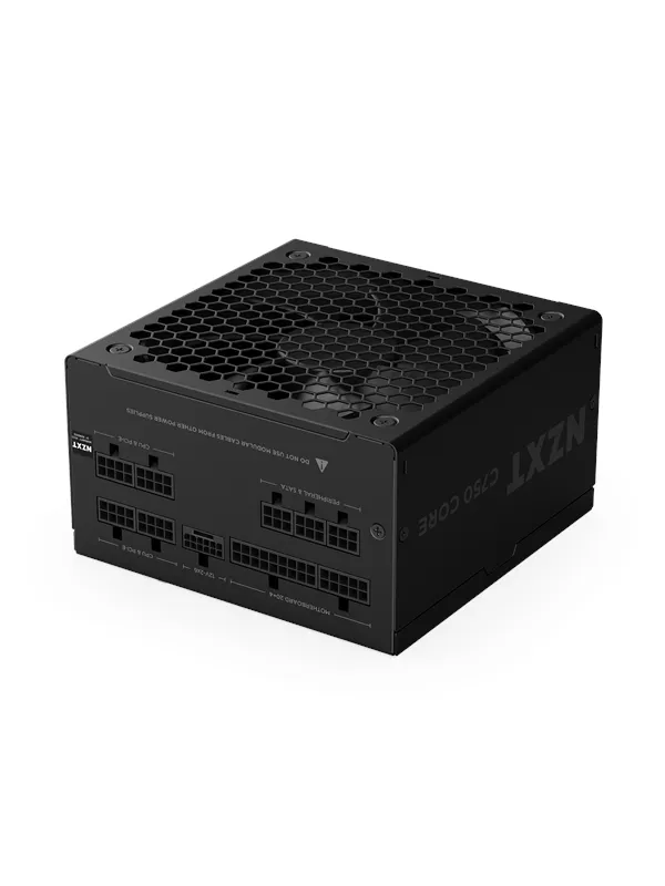 NZXT C750 Core Strømforsyning (PSU) - 750 Watt - 135 mm - ATX 3.1 - 80 Plus Gold sertifisert