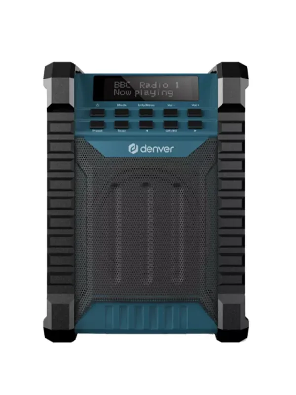 DENVER WRD-60 Workradio - DAB/FM & Bluetooth - 10 Watt - DAB+/FM
