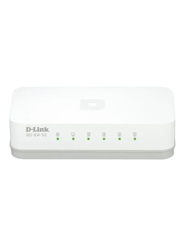 D-Link Dlinkgo 5-Port Fast Ethernet Easy Desktop Switch GO-SW-5E