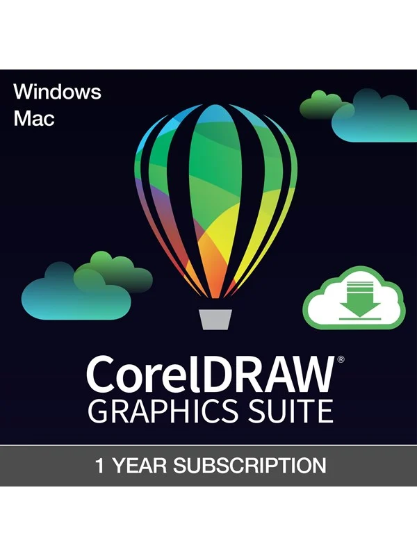 Corel DRAW Graphics Suite - ESD - 1 year / 1 user - Mac