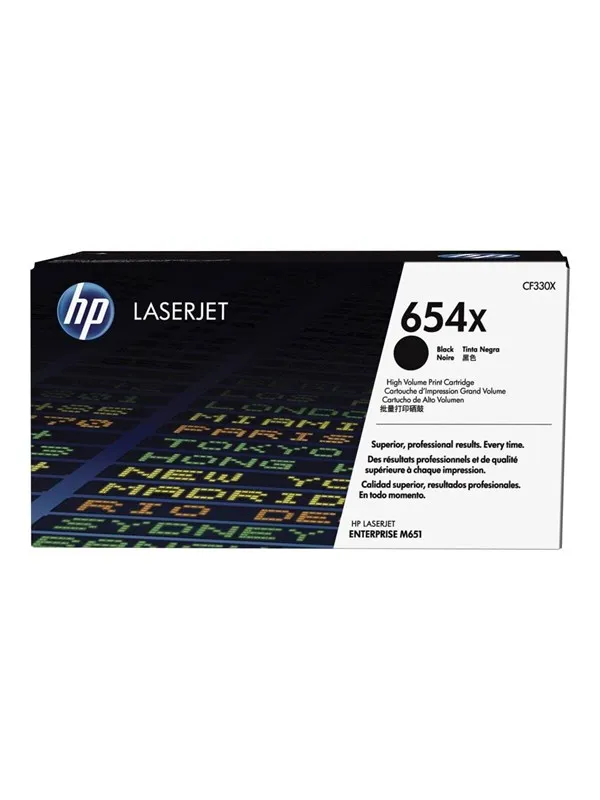 HP 654X / CF330X - High Yield Black Toner