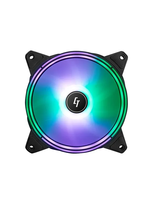 Chieftec Chieftronic Nova NF-1225RGB - case fan - Kabinettvifte - 120mm - Svart