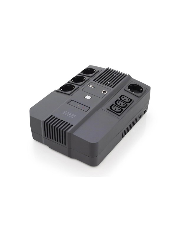 DIGITUS UPS Line-Interactive 800VA/480W AVR 4xSCHU