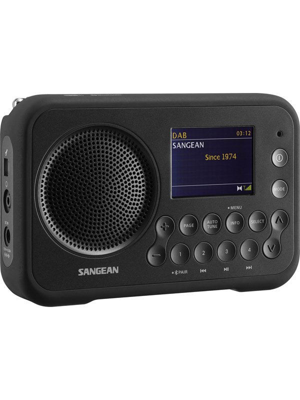 Sangean DPR-76BT - DAB+/FM - Mono - Svart