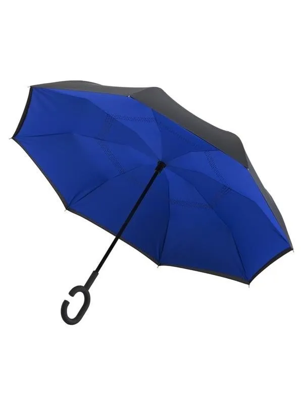 Impliva Inside Out Umbrella - Blue