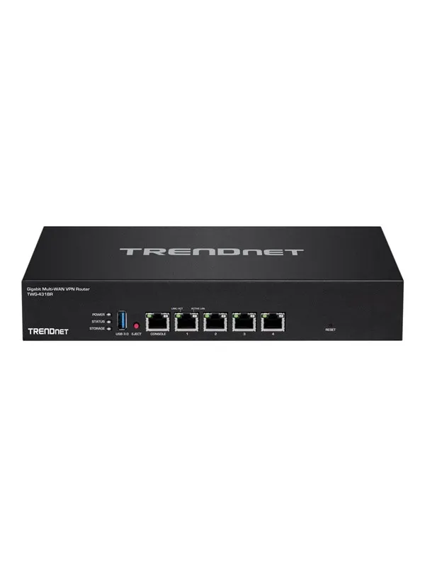 TRENDnet TWG-431BR - router - rack-mountable - Router