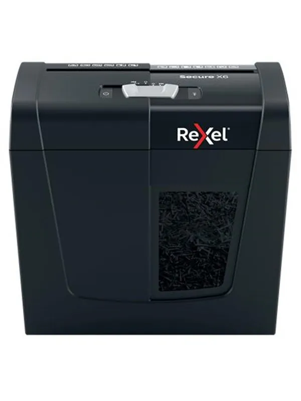 Rexel Secure X6 krysskutt makuleringsmaskin P-4, 6 ark