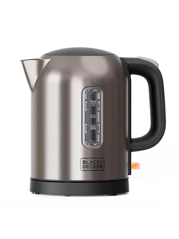 Black & Decker Vannkoker Kettle 1L 2200W Brushed Steel - Børstet stål - 2200 W