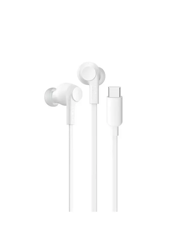 Belkin SoundForm ANC Wired Eearbuds (USB-C) White
