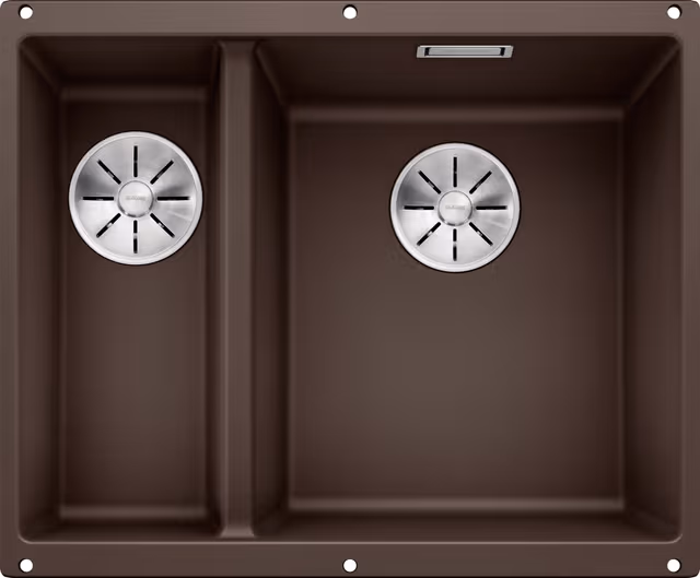 Blanco Subline 340/160-U kjøkkenvask, stor kum høyre (kaffe)