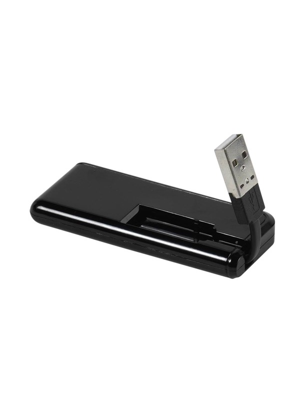 Vivanco IT-USBHUB4SL USB-hub - USB 2.0 - 4 porter - Svart
