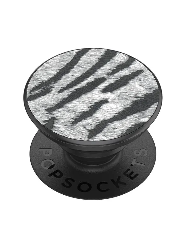 PopSockets Faux Leather Zebra