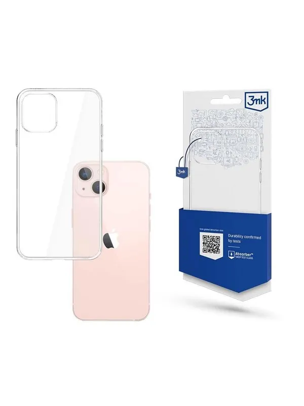 3mk Case for iPhone 14 silicone from the  Clear Case series - transparent