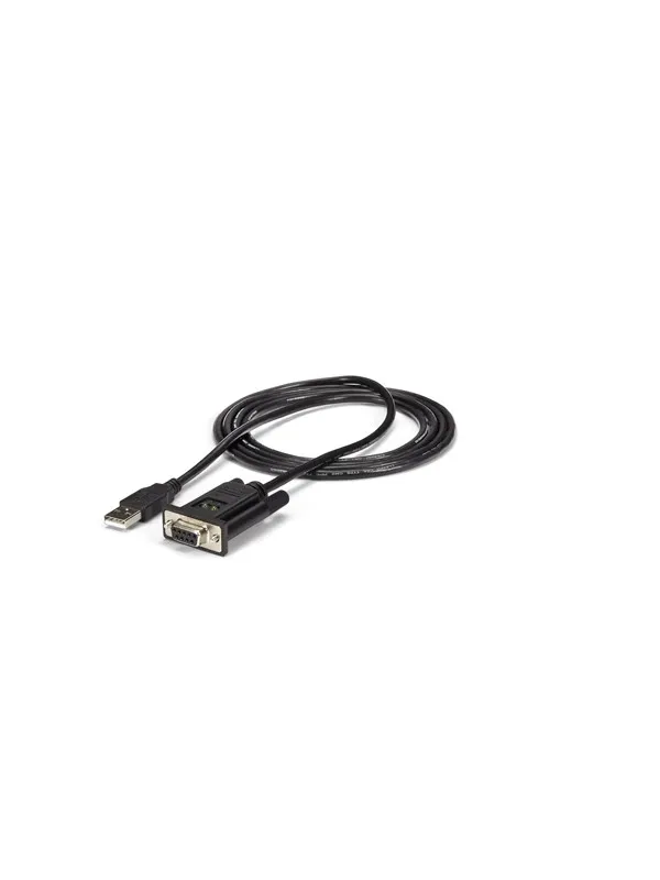 StarTech.com ICUSB232FTN USB to Serial RS232 Adapter - DB9 Serial DCE Adapter Cable with FTDI - Null Modem