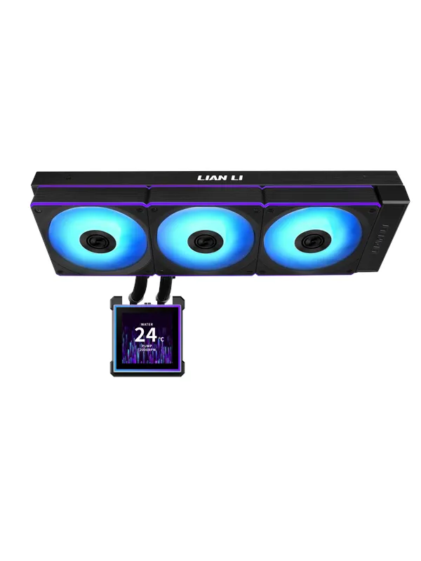 Lian Li Hydroshift II LCD-S 360CL Wireless - CPU Vannkjøling - Max 31 dBA