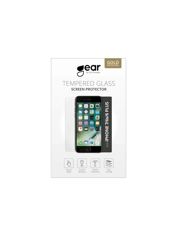 GEAR Screen Protector 2.5D iPhone 6 / 7 / 8 Plus