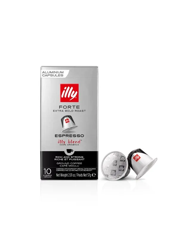 illy Nespresso Ground Forte Capsules - 10 pcs