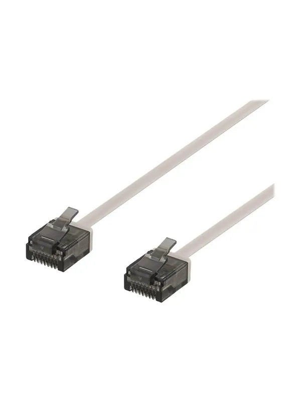 Deltaco patch cable - 1 m - grey - Grå - 1meter