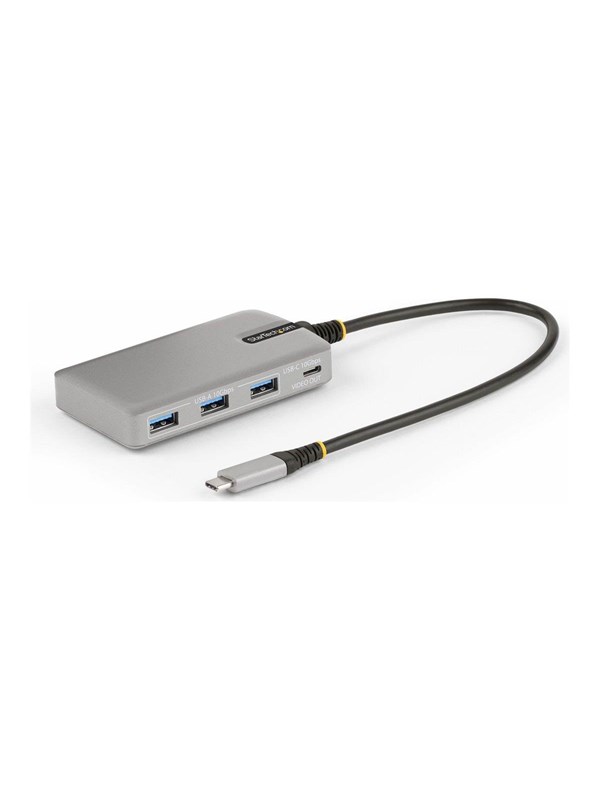 StarTech.com HB31C3A1CDPPD3 USB-hub - 4 porter - Grå