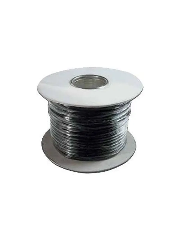 DIGITUS Flat Telephone Installation Cable - 100m - Svart - 100m