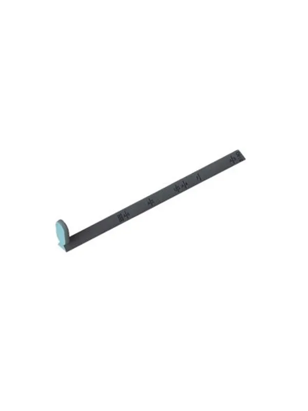 Leitz hole punch guide bar - ABS plastic - dark grey