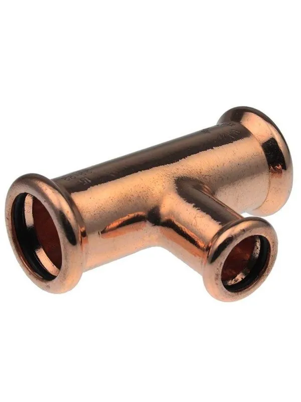 Vsh Fabrieken Xpress copper reduced t-piece fff 18x15x15