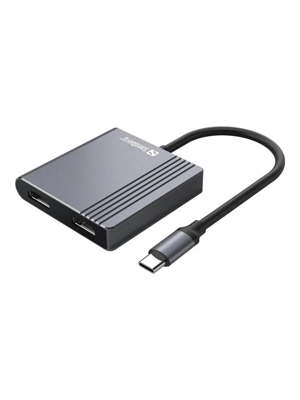 Sandberg USB-C Dock 2xHDMI+USB+PD