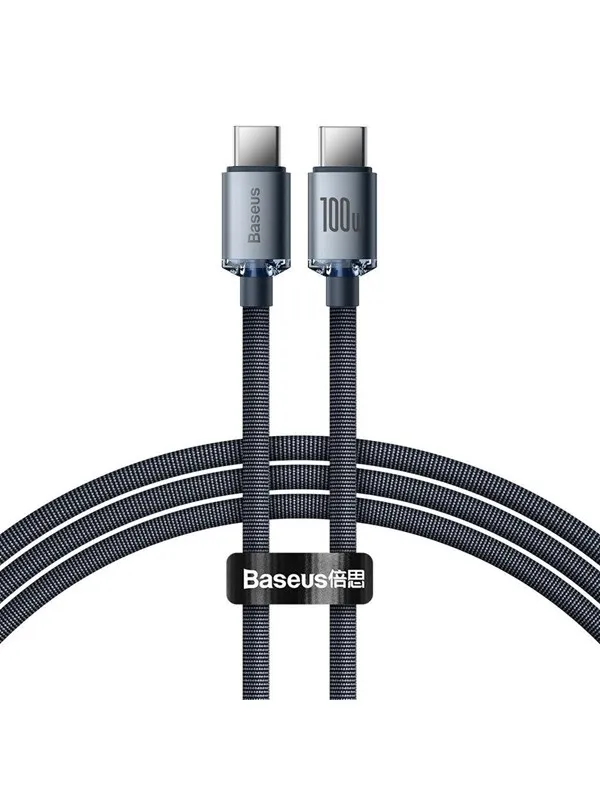 Baseus CAJY000601 USB-C - USB-C PD cable 100W 5A 480Mb/s 1.2m - black