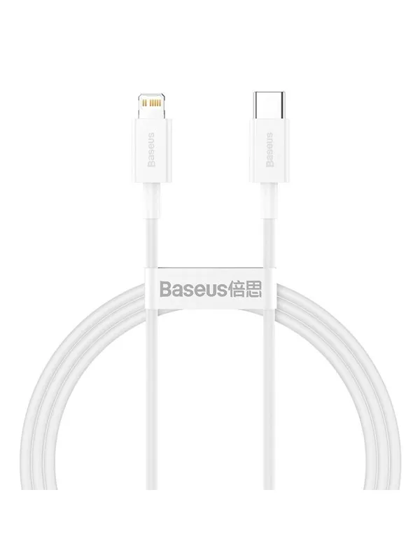 Baseus Superior Series Cable USB-C to Lightning 20W PD 1m (white)