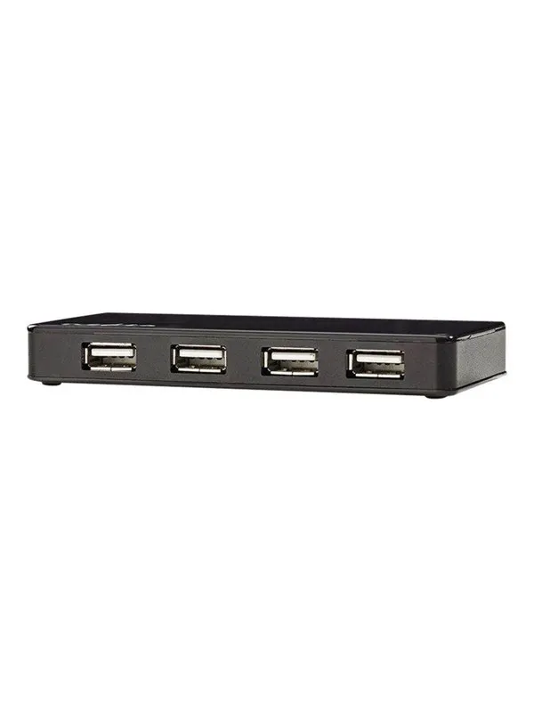 Nedis UHUBU2730BK - hub - 7 ports USB-hub - 7 porter - Svart