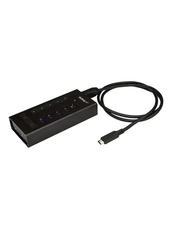 StarTech.com USB-C Hub Metal 7 Port USB-hub - USB 3.0 - 7 porter - Svart