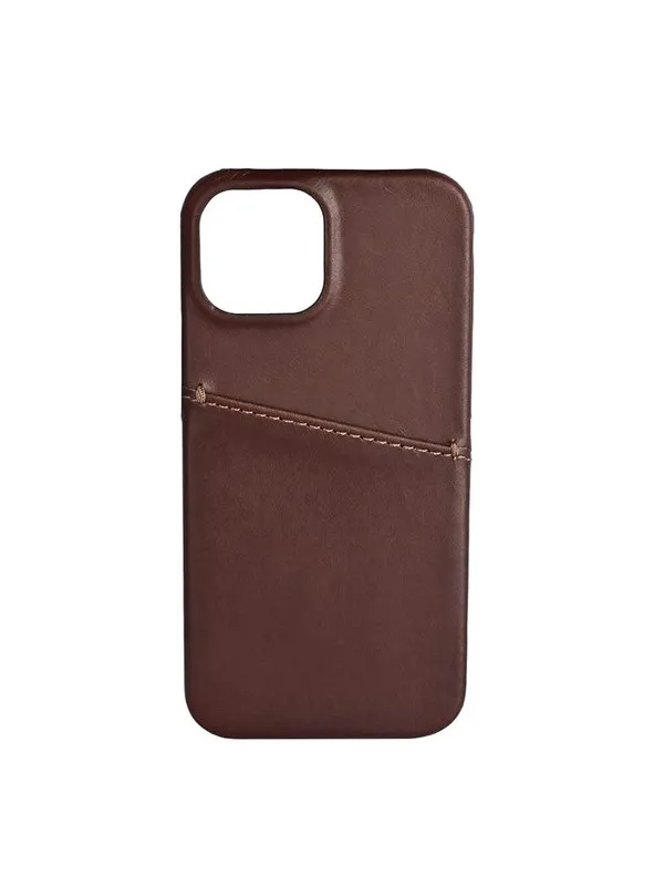 Buffalo Phone Case Leather Brown - iPhone 13 Mini