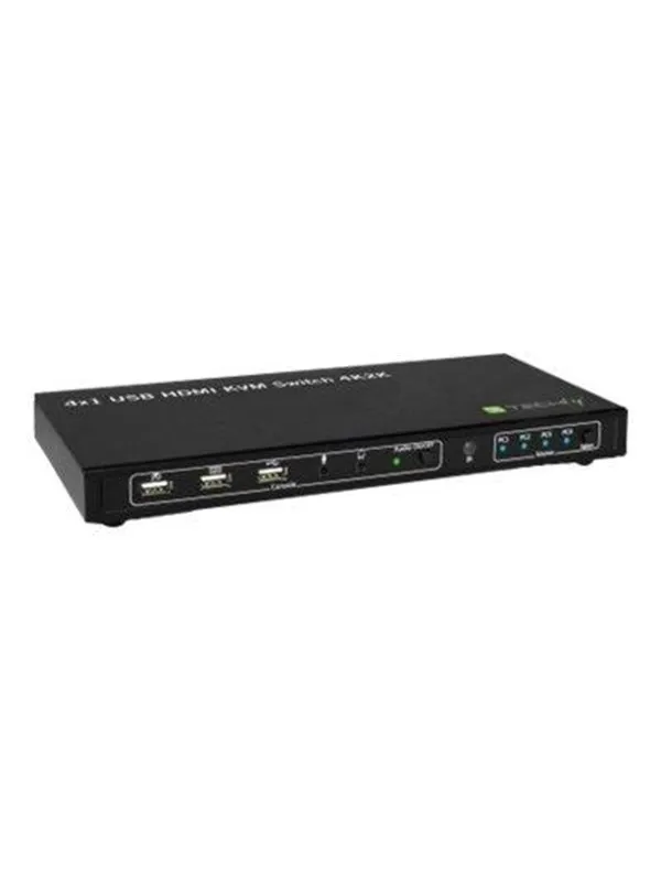IC INTRACOM techly 4x1 USB HDMI KVM Switch 4Kx2K