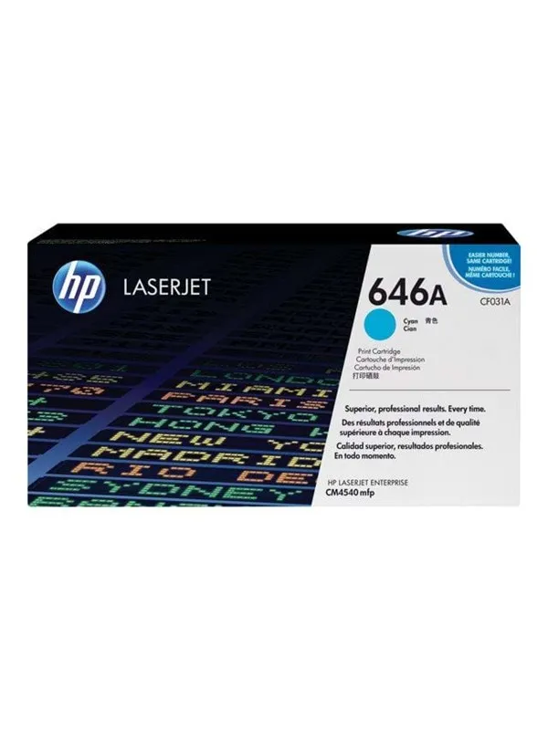 HP 646A / CF031A - Laser Toner - Laser toner Cyan