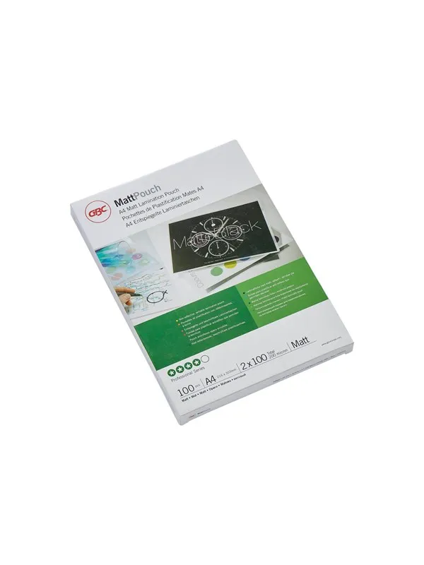 GBC Matt Pouch - 100-pack - matte - 216 x 303 mm - lamination pouches
