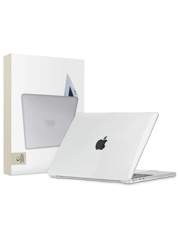 Tech-Protect SmartShell Case for MacBook Air 13" M2 / M3 / 2022-2024 - Transparent