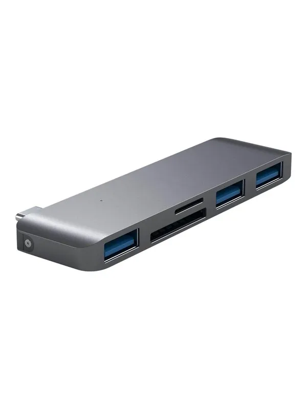 Satechi Hub, 3 x SuperSpeed USB 3.0, stasjonær USB-hub - USB 3.0 - 3 porter - Grå
