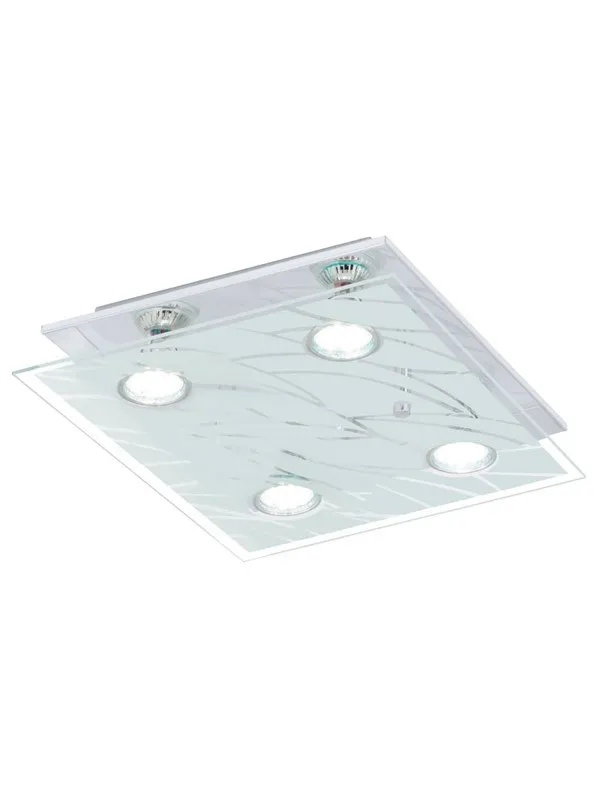 EGLO FARELLA PLAFOND 6X3W 290X290 KROM