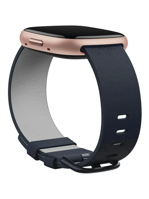 Fitbit Versa 3/4 & Sense/2 Vegan Leather Band Indigo Large