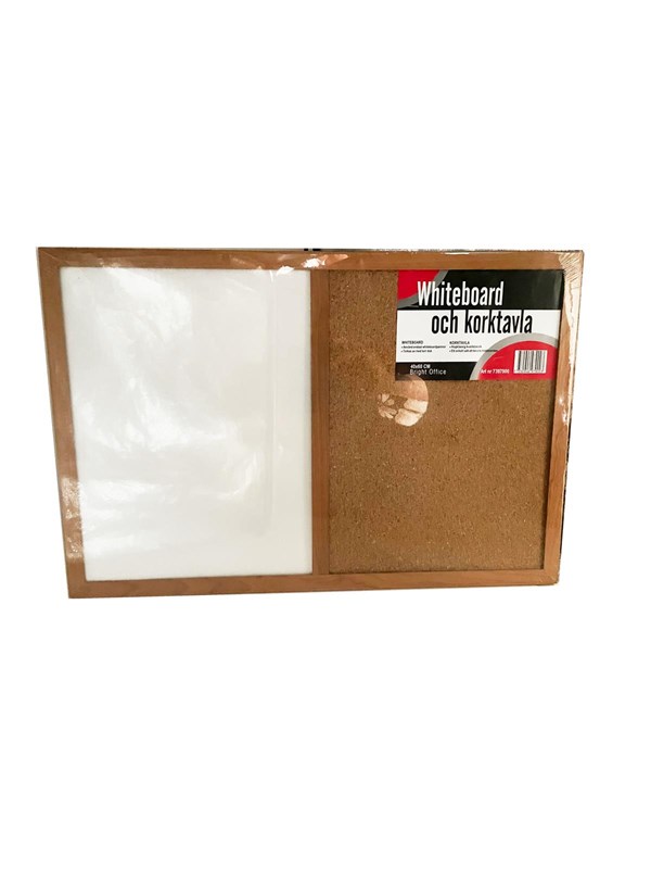 BRIGHTOFFICE Whiteboard/Cork board 40*60 cm.