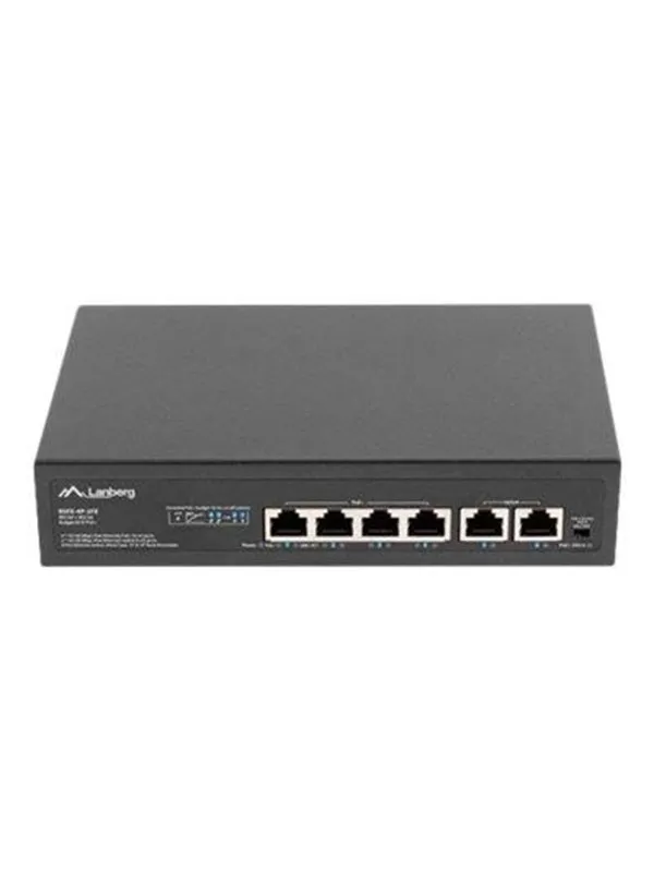 Lanberg RSFE-4P-2FE-60 - switch - 6 ports - unmanaged